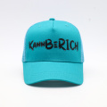 Wholesale Blue Cotton Twill Trucker Hat